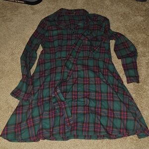 Amazon Plaid Skater Dress